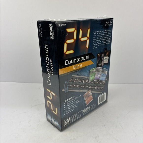 24: Countdown Game (SEALED‎ UNOPENED COMPLETE SHRINKWRAPPED) 2006 by Briar Patch - Picture 4 of 9